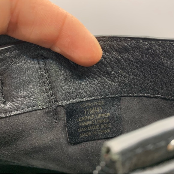 Vince Camuto size 11M Faythes Bootie ankle heel boot black leather studs - Picture 10 of 10